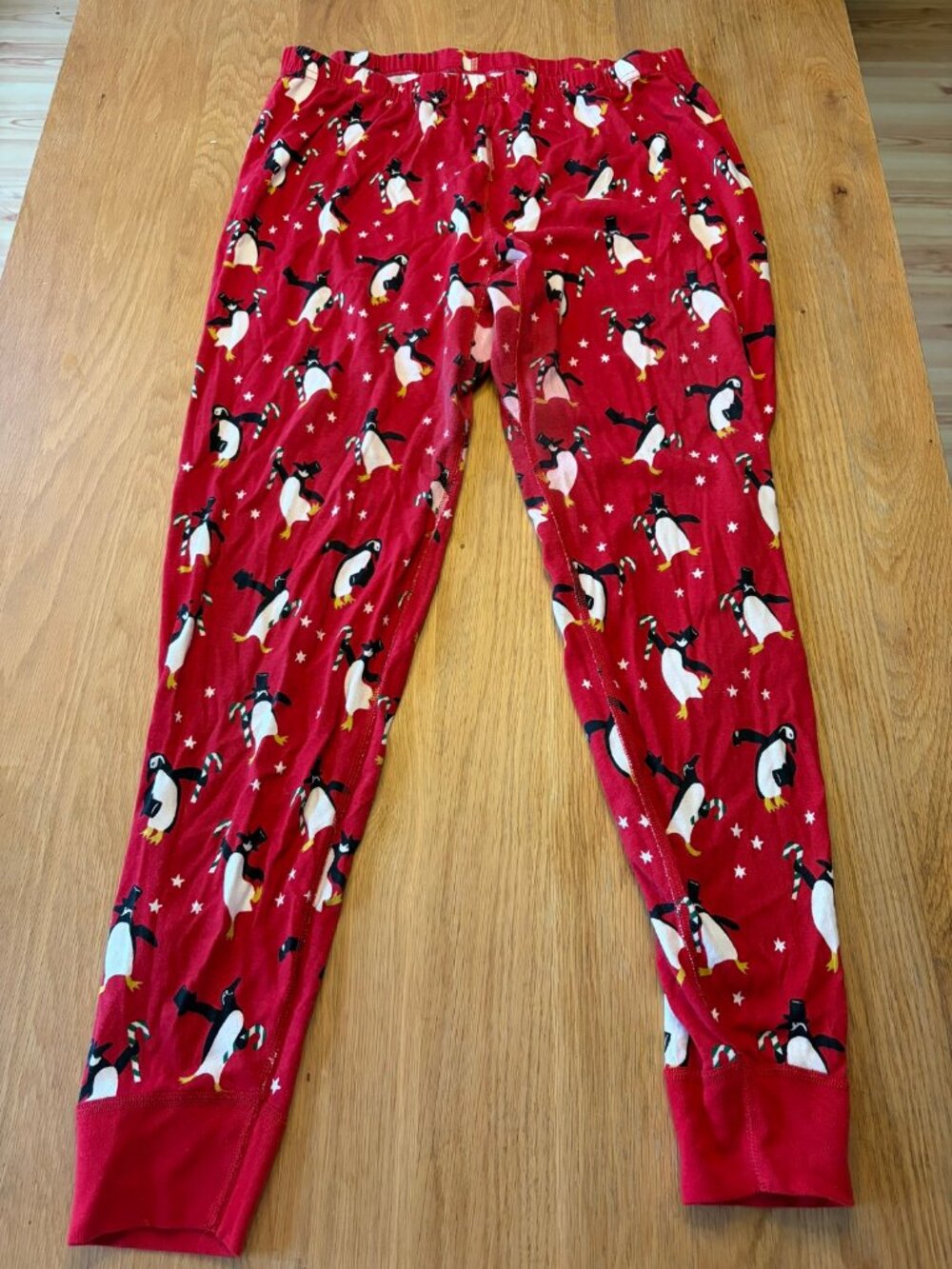 Hanna Andersson XL Red Penguin Christmas Pajama Pants